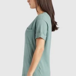 Besorgen 🔥 Khujo ALLMUT - T-Shirt Basic - Mint, Damen 🔥 -Khujo Verkaufsladen f268937326e6468cab528c905818f9c9