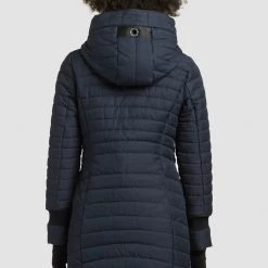 Großhandel ⌛ Khujo MANTEL TOOTS STRUCTURED - Wintermantel - Dunkelblau, Damen ⭐ -Khujo Verkaufsladen f2d2dfa8548a4fedb39fe6aad71370d0