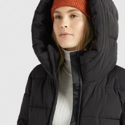 Coupon ✨ Khujo NAVASSA - Wintermantel - Schwarz, Damen 👏 -Khujo Verkaufsladen f34a45821ead4858b68793d9f3c7ba6c