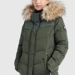 Bestpreis 🔥 Khujo WINSEN6 - Winterjacke - Dunkeloliv, Damen 🌟 -Khujo Verkaufsladen f393d02320ce49bdbab27f5ee629742b