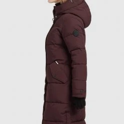 Billig ✨ Khujo DAKOTA - Wintermantel - Weinrot, Damen ❤️ -Khujo Verkaufsladen f44f9d6a13c3470bac4f10f2b26925ad