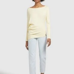 Aktion 🛒 Khujo SHEA - Strickpullover - Hellgelb, Damen 😉 -Khujo Verkaufsladen f46cdee2019a4622955bb88b6b4b79e2