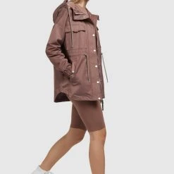 Budget ✔️ Khujo PRAYATA - Parka - Mauve, Damen ⭐ -Khujo Verkaufsladen f50d4fd8fc4840acb7b705f42bbe58cf