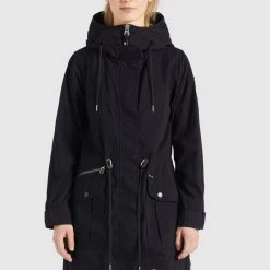 Budget ✔️ Khujo NANDA2 - Parka - Schwarz, Damen ⭐