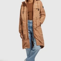 Budget ✨ Khujo VOYA - Parka - Toffee, Damen ✨ -Khujo Verkaufsladen f5dc6c06e1ee4252b4464e50fbca1ced