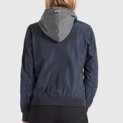 Coupon 😉 Khujo LARIFA - Bomberjacke - Dunkelblau, Damen 😀 -Khujo Verkaufsladen f607aa16733043a781358876c63fd0f7