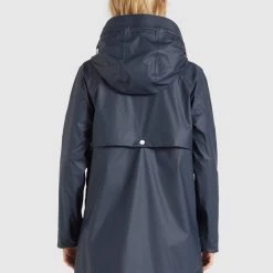 Budget ⌛ Khujo SOLEA2 - Regenjacke / Wasserabweisende Jacke - Dunkelblau, Damen 👍 -Khujo Verkaufsladen f713e129b7b8450dace63c02c657f2a0