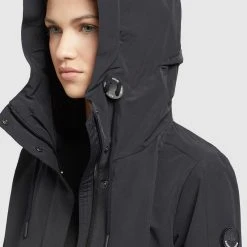 Billig 😀 Khujo KAYA - Outdoorjacke - Schwarz, Damen 👏 -Khujo Verkaufsladen f7b3f2a6282949c581e1f80e883e489f