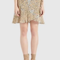 Bester Verkauf ❤️ Khujo UNDINE - A-Linien-Rock - Mehrfarbig Geblümt, Damen ⌛