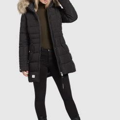 Auslauf ✔️ Khujo AMARAY2 - Wintermantel - Schwarz, Damen 🎉 -Khujo Verkaufsladen fad86367cfb64564888f095a5145b6f0