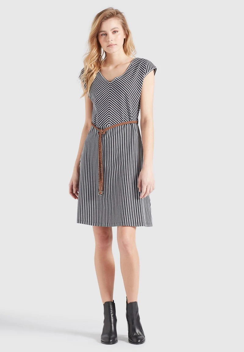 Bestes Angebot 💯 Khujo LEIFA - Freizeitkleid - Dunkelblau-weiß Gestreift, Damen 🎉 8 Bestes Angebot 💯 Khujo LEIFA - Freizeitkleid - Dunkelblau-weiß Gestreift, Damen 🎉 – Bild 8