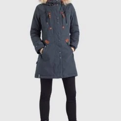 Coupon 🔔 Khujo ROANA - Wintermantel - Dunkelblau, Damen 🤩