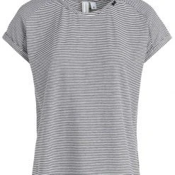 Auslauf 🛒 Khujo BABSI - T-Shirt Print - Schwarz Weiß Gestreift, Damen ⌛ -Khujo Verkaufsladen fc7e1d0c0ba34fc2a396cba5fc3e3105