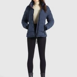 Bestpreis 👍 Khujo BACHA MATT - Winterjacke - Dunkelblau, Damen 😀 -Khujo Verkaufsladen fc90ba61cd054d34965eeb511109756f