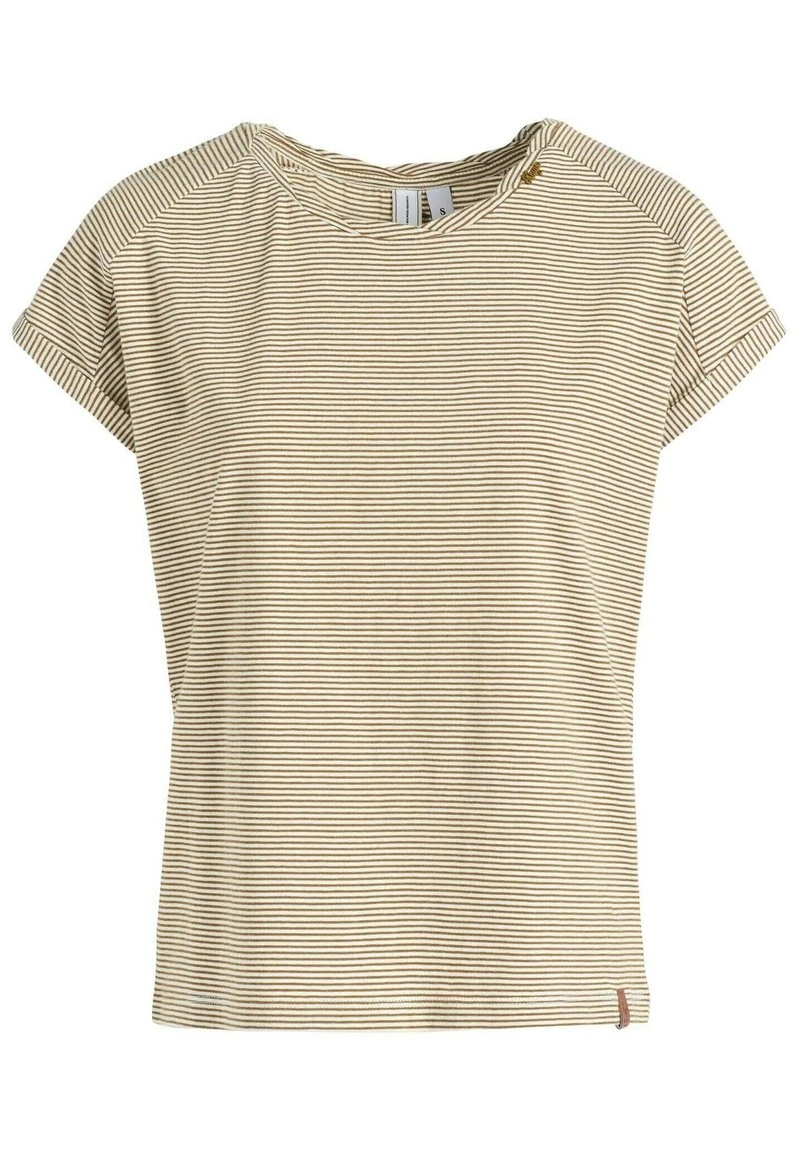 Angebote ✔️ Khujo BABSI - T-Shirt Print - Weiß Ocker Gestreift, Damen ✨ 10 Angebote ✔️ Khujo BABSI - T-Shirt Print - Weiß Ocker Gestreift, Damen ✨ – Bild 10