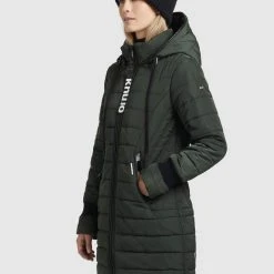 Bestes Angebot 🎁 Khujo SHINE2 LIGHT - Wintermantel - Dunkelgrün, Damen 👍 -Khujo Verkaufsladen fe9af8b50a454d5b938987146dc7a67f