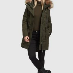 Coupon 😉 Khujo CODISH - Wintermantel - Dunkelgrün, Damen 🌟 14 Coupon 😉 Khujo CODISH - Wintermantel - Dunkelgrün, Damen 🌟 -Khujo Verkaufsladen fe9de6d99a304fd09e1d3990425e783f